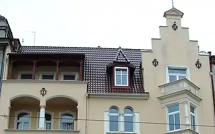 Detail of roof and Gable