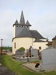 The church of Geüs-d'Oloron