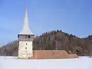 Submerged 19th century church in Geamăna