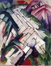 Franz Marc. Gebirge (Mountains), 1911-1912