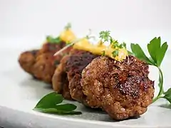 Buletten (fried meatballs)