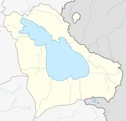 Semyonovka is located in Gegharkunik