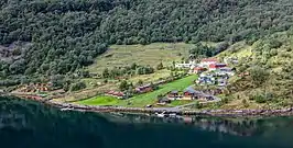 Cabins around Geiranger