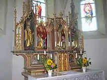 Parish church altar