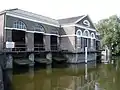 Steam pumping mill at the location of the old sluice; now a museum