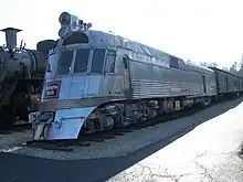 The 9908 Silver Charger, which drew the General Pershing Zephyr train.