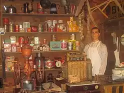 General store exhibit at the Deaf Smith County Historical Museum in Hereford, Texas