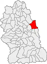 Location in Hunedoara County