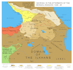 Georgia (and Armenia) in the aftermath of the Mongol invasion (1220–1245)