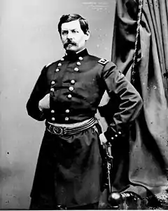 Image 42George B. McClellan, was an American soldier, Civil War Union general, civil engineer, railroad executive, and politician who served as the 24th governor of New Jersey. (from History of New Jersey)