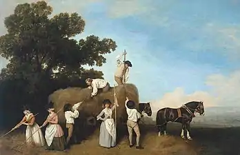 Haymakers (1785), oil on panel,  89.5 x 132.5 cm., Tate Britain