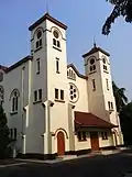 Gereja Pniel, popularly known as Gereja Ayam, "Cock Church" in Jakarta