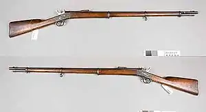 Norwegian-Swedish rifle m/1867, from the initial batch of M1867 made by Remington in the US