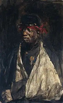 Portrait of a Wounded KNIL Soldier, 1882