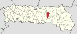 Location in Ialomița County