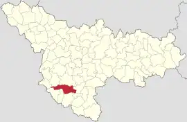 Location in Timiș County