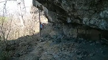 Cave on the fort