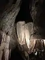 The Giant Molar - a cross between a stalactite and a shield formation