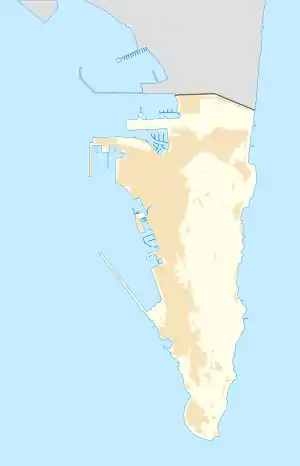 RAF Gibraltar is located in Gibraltar