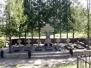 Tombs of the 9th Infantry Regiment's soldiers in Giedraičiai