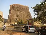 Gilbert Hill, a monolith column of black basalt