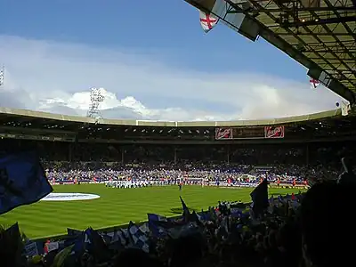 The crowd at the 2000 Football League Second Division play-off final