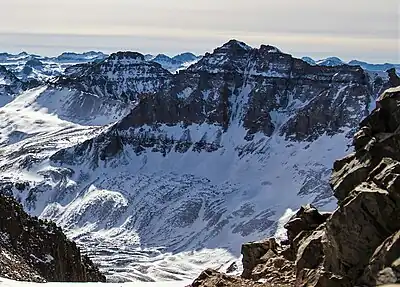 Mt. Emma to left of Gilpin Peak (viewed from Mt. Sneffels)