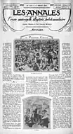 Paintings by Gino Severini, 1911, La Danse du Pan-Pan, and Severini, 1913, L'autobus. Published in Les Annales politiques et littéraires, Le Paradoxe Cubiste, 14 March 1920