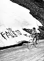 Famous photo of Fausto Coppi at the 1953 Giro d'Italia, 1 June 1953