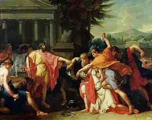 Version by Girodet, now in the Musée des Beaux-Arts d'Angers.