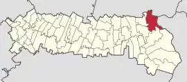 Location in Ialomița County