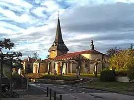 The church in Laurède