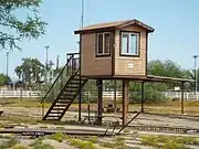 Former Adobe Mountain Park Ranger Tower as the main yard tower.