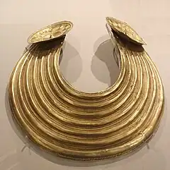 The Gleninsheen gorget, c. 800–700 BC, National Museum of Ireland