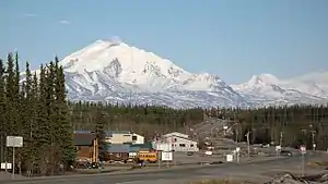 Scenic view of Glennallen, the largest community in the Copper River Census Area