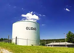 Glidas water tower