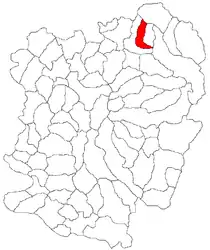 Location in Caraș-Severin County