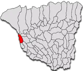 Location in Gorj County