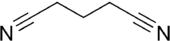 Skeletal formula of glutoronitrile