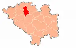 Location of Gmina Miedziana Góra