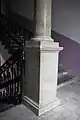 The Carrara marble column