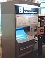 The new ticket vending machine installed at Godalming railway station during 2006