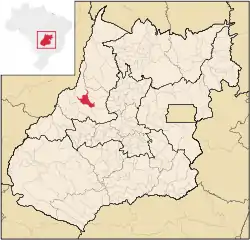 Location in Goiás state