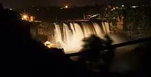 Gokak Falls During Night