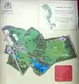 Golden Acre Park map sign