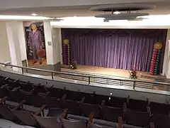 View of the main auditorium from the mezzanine level