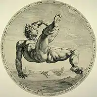 Icarus by Goltzius