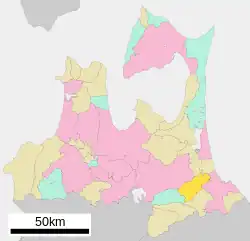 Location of Gonohe