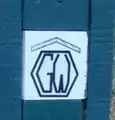 Detail of the waymark used on the Gordon Way