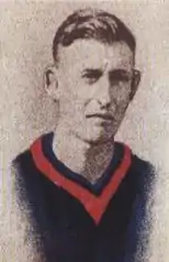 Gordon Ogden played 134 matches for Melbourne from 1928 to 1937